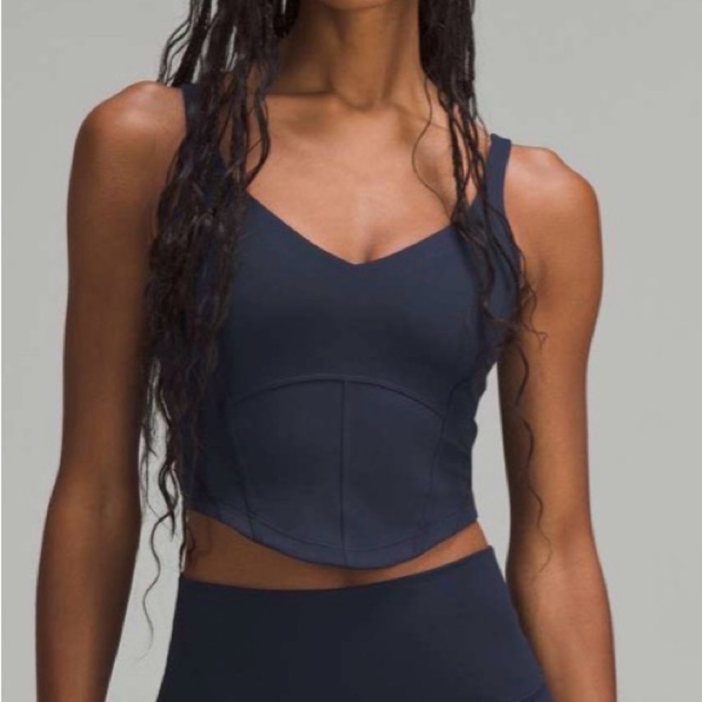 Lululemon Align Corset Tank Top *Light Support, A/B Cup True Navy